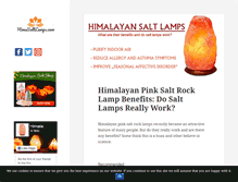 Tablet Screenshot of himasaltlamps.com